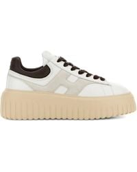 Hogan - H-stripes Nappa Leather Sneakers Shoes - Lyst