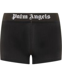 Palm Angels - Sport Shorts With Logo - Lyst