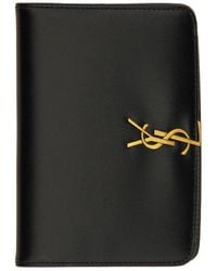 Saint Laurent - Passport Holder "voltaire" - Lyst