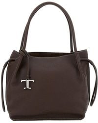 Tod's - Leather Medium Bucket Bags - Lyst