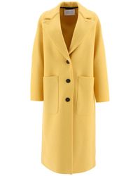 Harris Wharf London - "greatcoat" Single-breasted Coat - Lyst