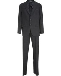 Boglioli - Prince Of Wales Check Suit Clothing - Lyst