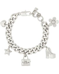Marc Jacobs - "The Mini Icon Charm" Chain Bracelet - Lyst