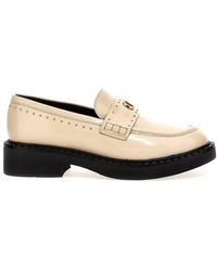 Twin Set - Studded Logo Loafers - Lyst