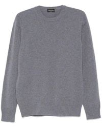 Roberto Collina - Wool And Cashmere Mélange Crew-Neck Sweater - Lyst