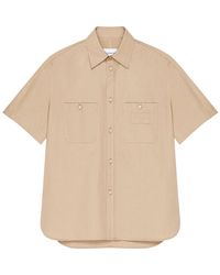 Givenchy - Couture Seam Cotton Shirt With Paris Patch - Lyst