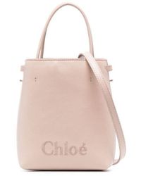 Chloé - Sense Micro Leather Bucket Bag - Lyst