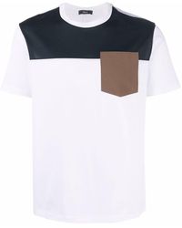 Herno Color-block Crewneck T-shirt - White