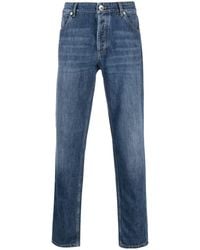 Brunello Cucinelli - Traditional Fit Denim Jeans - Lyst