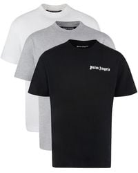 Palm Angels - Set Of Three Cotton T-shirts - Lyst