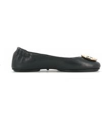 Tory Burch - Minnie Travel Ballet With Metal Logo - Lyst