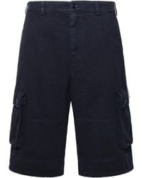 Dolce & Gabbana - Cotton Cargo Bermuda Shorts - Lyst