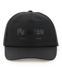 Alexander McQueen - 'mcqueen Graffiti' Baseball Hat - Lyst