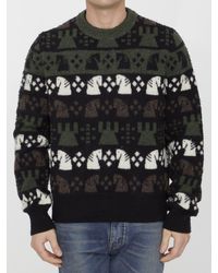 Burberry - Chess Pattern Sweater - Lyst