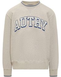 Autry - Crew-Neck Sweatshirt With Logo - Lyst
