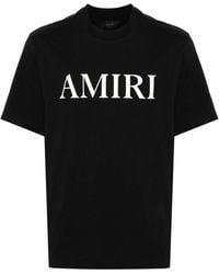 Amiri - Brand-Embellished Crewneck Cotton-Jersey T-Shirt - Lyst