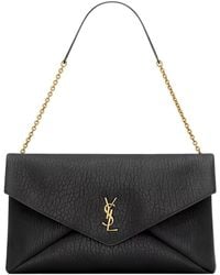Saint Laurent - Clutch Bag "envelope Cassandre" Xxl - Lyst