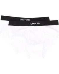 Tom Ford - Logo Cotton Briefs - Lyst