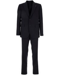 Tagliatore - Tailored Suit With Two-Button Jacket And Straight-Cut Trousers - Lyst