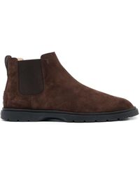 Tod's - Chelsea Suede Ankle Boots - Lyst
