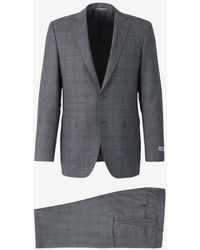Canali - Prince Of Wales Motif Suit - Lyst