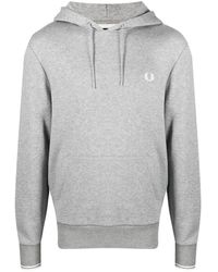 Fred Perry - Fp Tipped Hooded Sweatshirt - Lyst