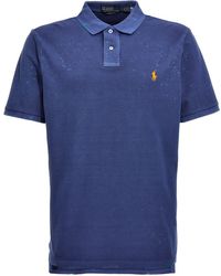 Polo Ralph Lauren - Logo Embroidery Shirt Polo - Lyst