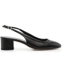 Aeyde - Romy Nappa Leather Black Shoes - Lyst