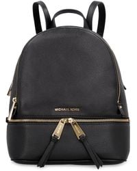 Michael Kors - Rhea Leather Medium Backpack - Lyst