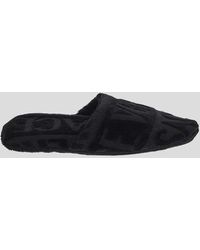Versace - Home All-Over Logo Slippers - Lyst