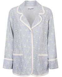 FRONT STREET 8 - Embroidered Cotton Jacket - Lyst