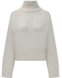 Fabiana Filippi - Ribbed Knit Turtleneck Sweater - Lyst