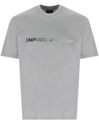 Emporio Armani - T-Shirt With Logo - Lyst