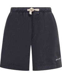 Palm Angels - Classic Shorts With Logo - Lyst