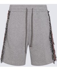 RITOS - Grey Cotton Shorts - Lyst