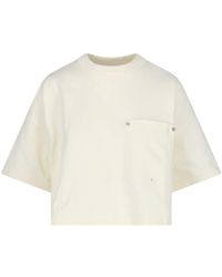 Bottega Veneta - Cropped T-shirt - Lyst