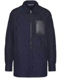 Valentino - Rockstud Untitled Quilted Shirt - Lyst