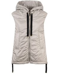 Max Mara - Drip-Proof Technical Canvas Vest - Lyst