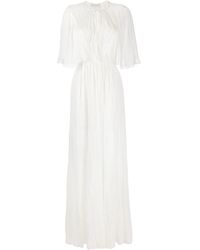 Forte Forte Il Voile Incantato Long Dress - White