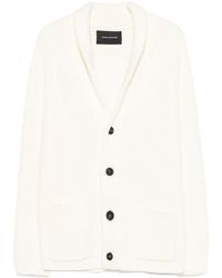 Tagliatore - Shawl-Collar Button Cardigan - Lyst