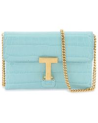 Tom Ford - Croco Embossed Leather Mini Bag - Lyst