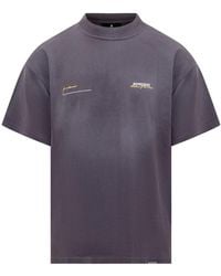 Represent - T-Shirt With Embroidered Logo - Lyst