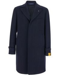 Tagliatore - Single-Breasted Coat With Notched Revers - Lyst