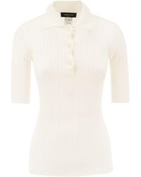 Fabiana Filippi - Silk And Cotton Blend Polo Shirt - Lyst