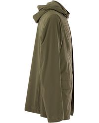 Herno - Technical Fabric Jacket With Hood - Lyst