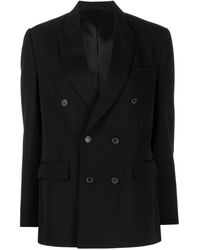 Wardrobe NYC - Wool Double Breast Blazer Jacket - Lyst