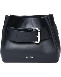 Yuzefi - 'shroom' Black Leather Bag - Lyst
