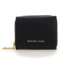 Michael Kors - 'Empire' Tri-Fold Wallet With Logo Lettering On The Front - Lyst