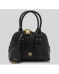 Pinko - Leather Mini Escape Top Handle Bag - Lyst
