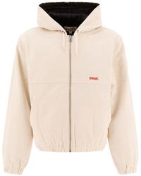 Stussy Canvas Insulated Work Jacket Python in Green for Men Stussy Canvas Insulated Work Jacket Python in Green for Men